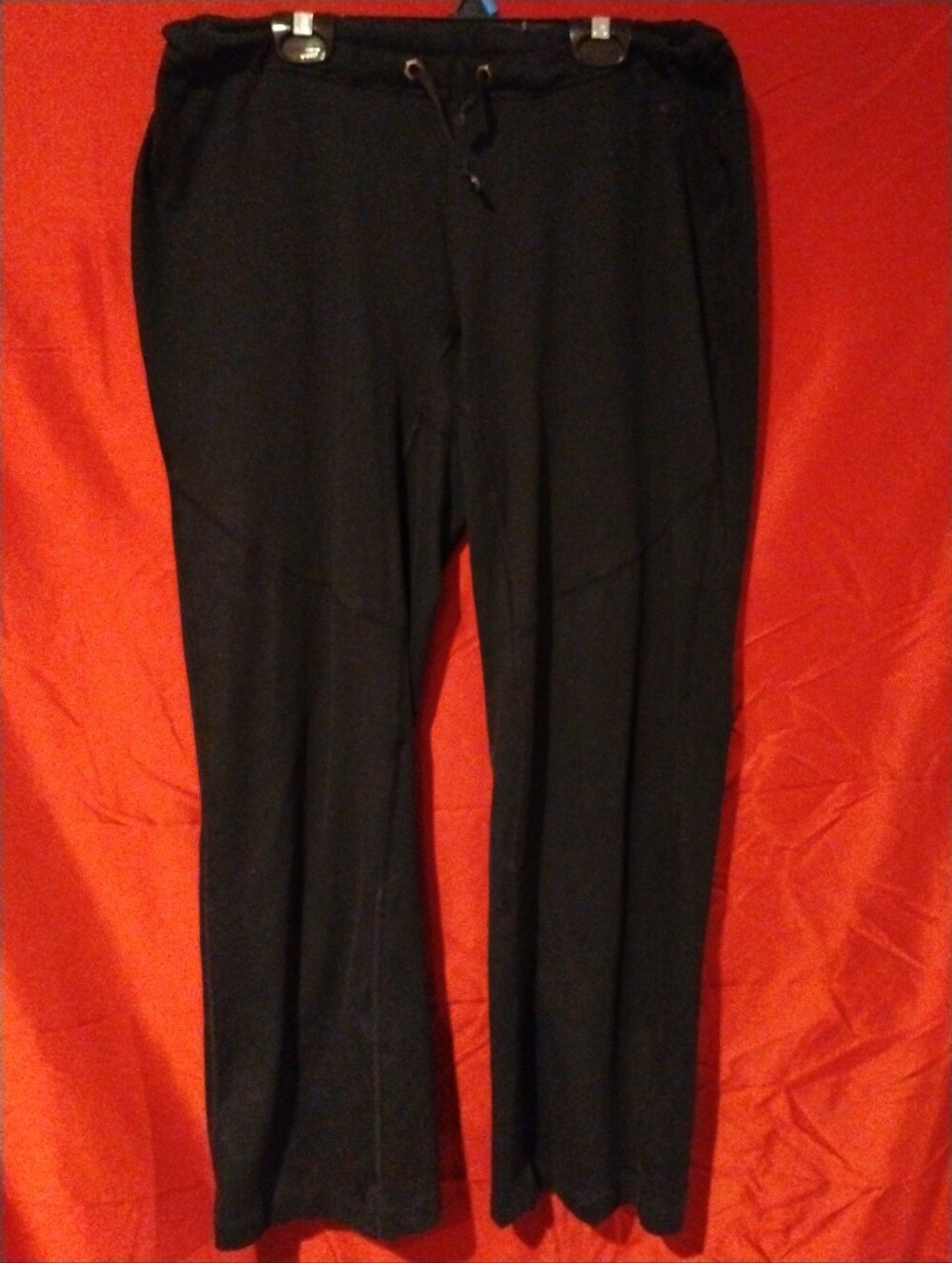 Mountain Hardwear Black Drawstring Yoga Pants Athletic Flared Women's - M